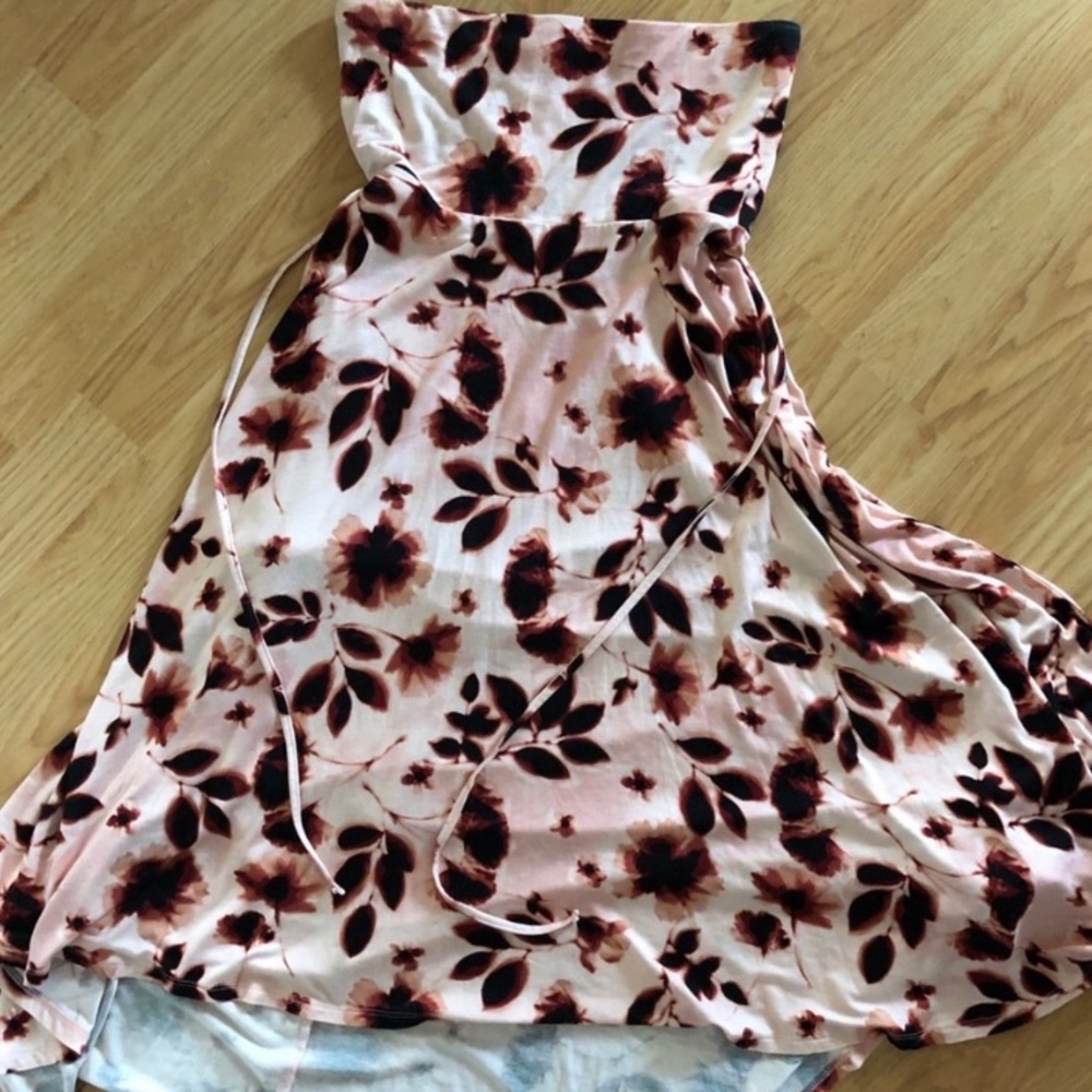 Strapless High-Low Maternity Dress- NWOT Small